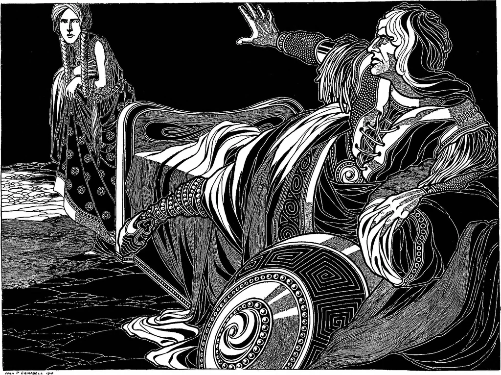 An illustration from Modern book illustrators and their work, 1914, leaf 67
