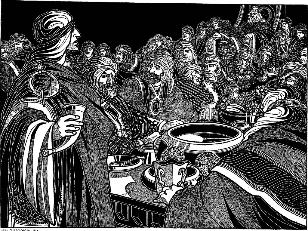 An illustration from Modern book illustrators and their work, 1914, leaf 68