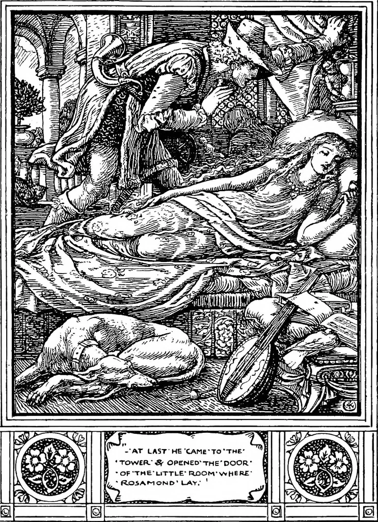An illustration from Modern book illustrators and their work, 1914, leaf 76