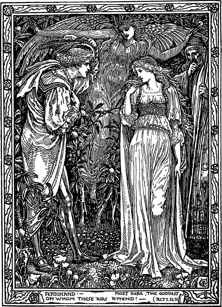 An illustration from Modern book illustrators and their work, 1914, leaf 77