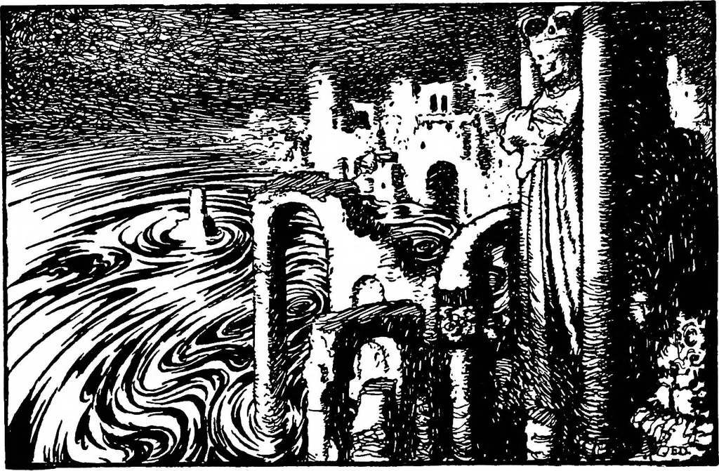 An illustration from Modern book illustrators and their work, 1914, leaf 80