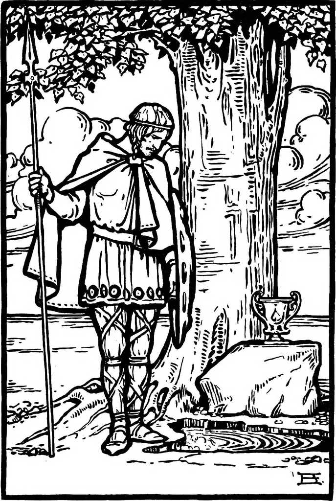 An illustration from Modern book illustrators and their work, 1914, leaf 81