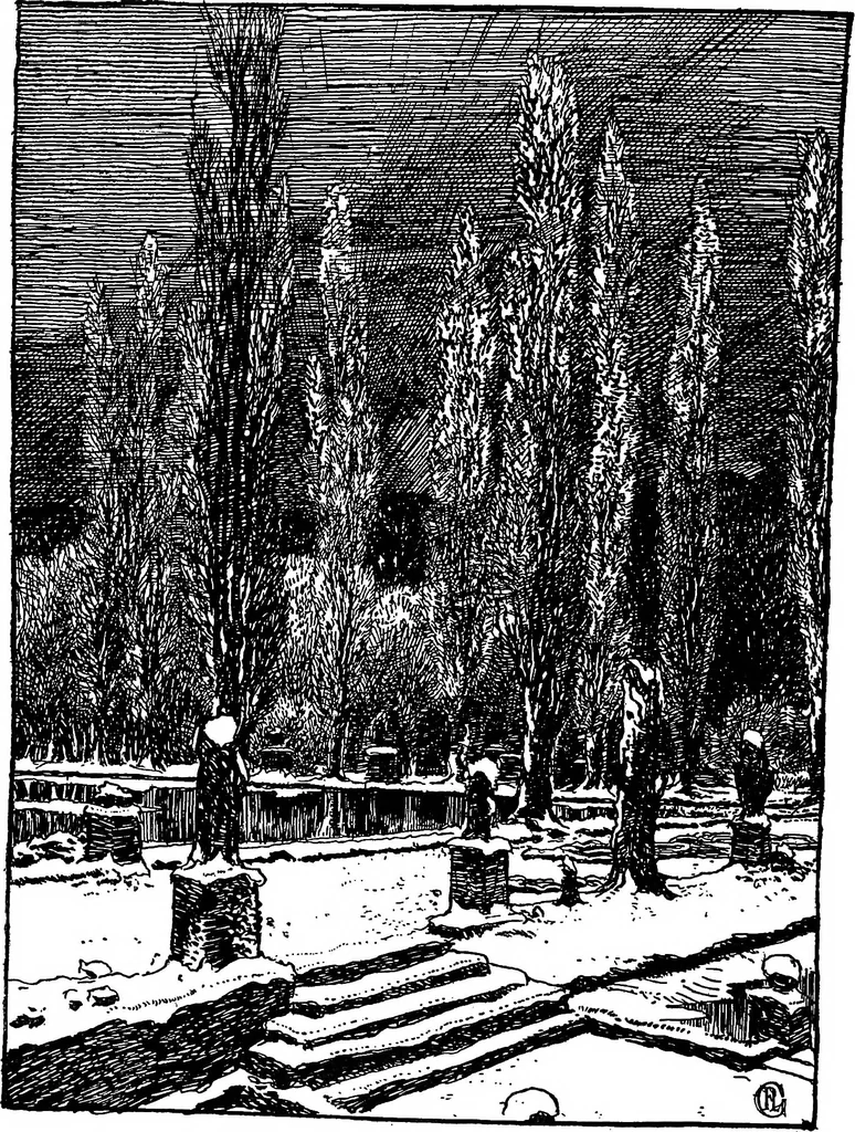 An illustration from Modern book illustrators and their work, 1914, leaf 85