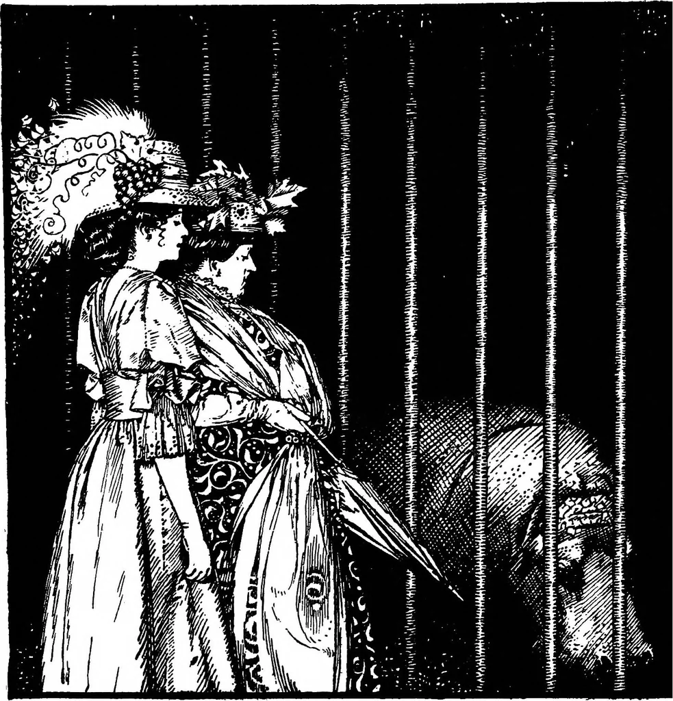 An illustration from Modern book illustrators and their work, 1914, leaf 93
