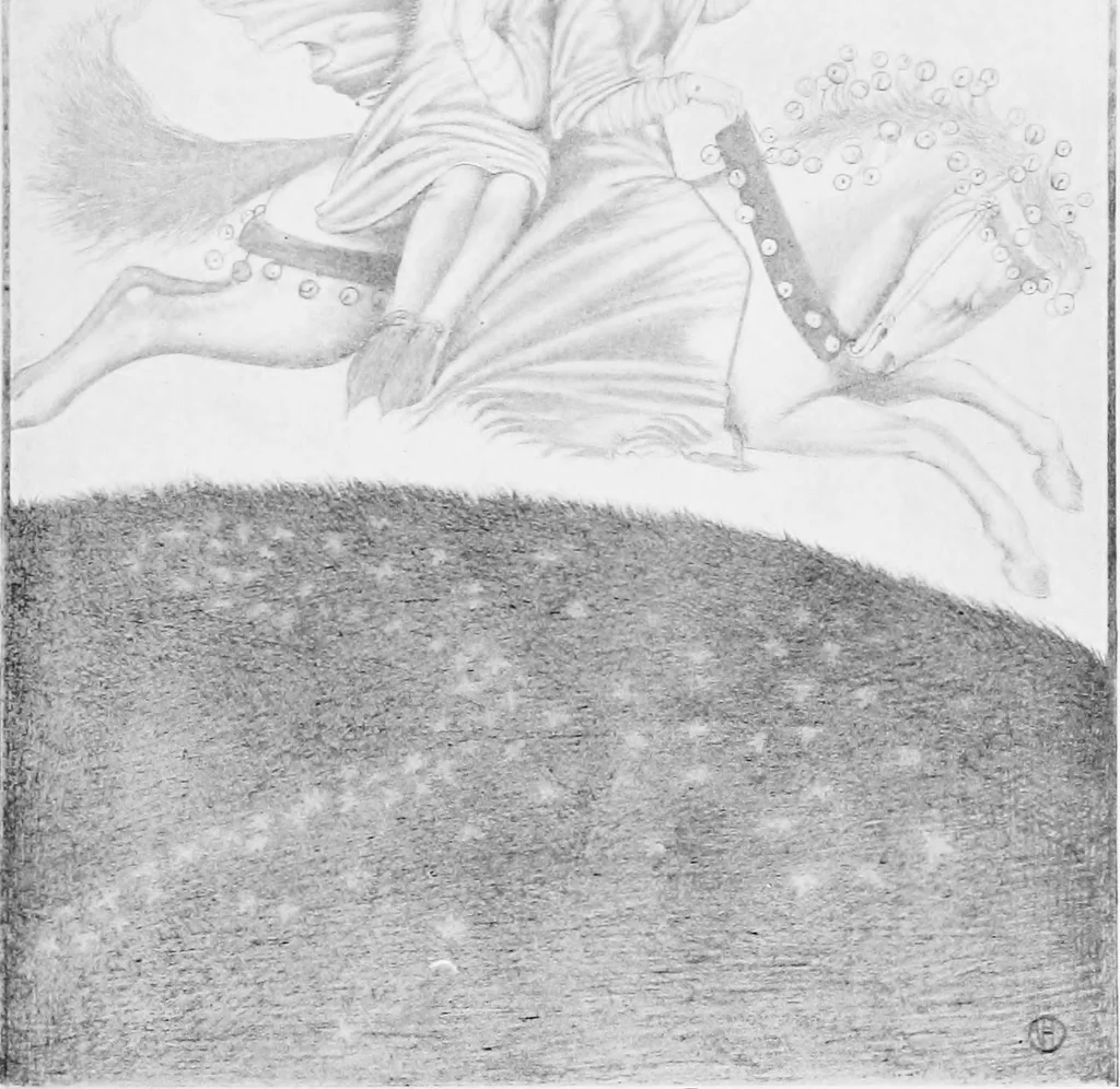 An illustration from Modern book illustrators and their work, 1914, leaf 94