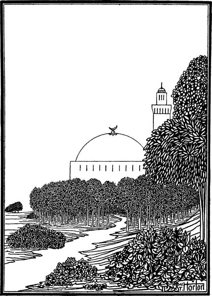 An illustration from Modern book illustrators and their work, 1914, leaf 99