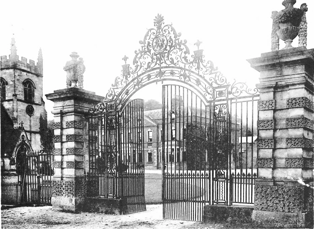 An illustration from English ironwork of the XVIIth & XVIIIth centuries; an historical & analytical account of the development of exterior smithcraft, 1911, leaf 126
