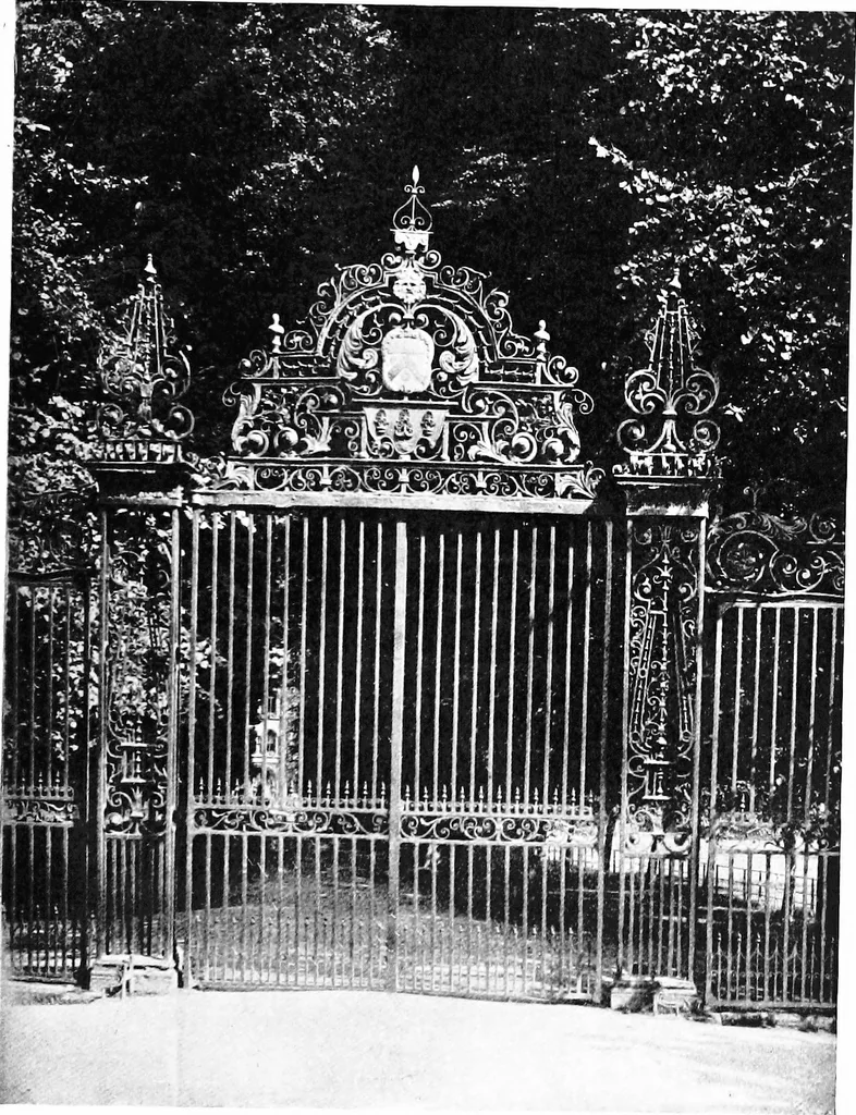 An illustration from English ironwork of the XVIIth & XVIIIth centuries; an historical & analytical account of the development of exterior smithcraft, 1911, leaf 204