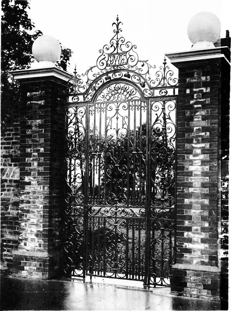 An illustration from English ironwork of the XVIIth & XVIIIth centuries; an historical & analytical account of the development of exterior smithcraft, 1911, leaf 231