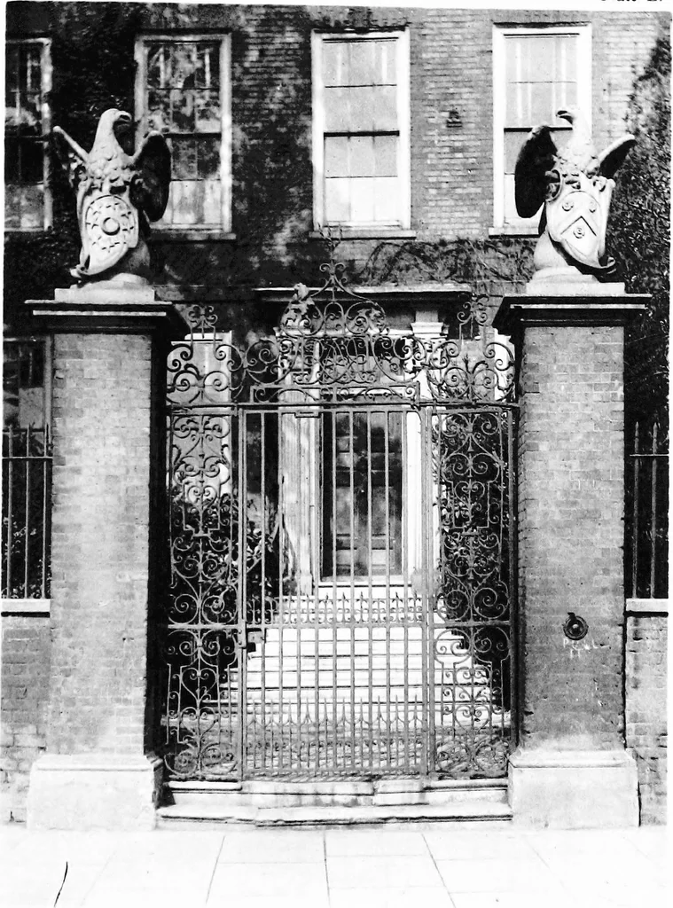 An illustration from English ironwork of the XVIIth & XVIIIth centuries; an historical & analytical account of the development of exterior smithcraft, 1911, leaf 304
