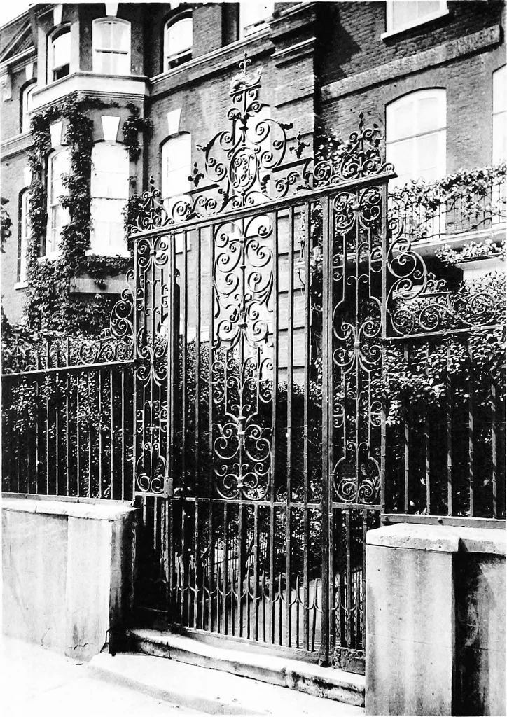 An illustration from English ironwork of the XVIIth & XVIIIth centuries; an historical & analytical account of the development of exterior smithcraft, 1911, leaf 307