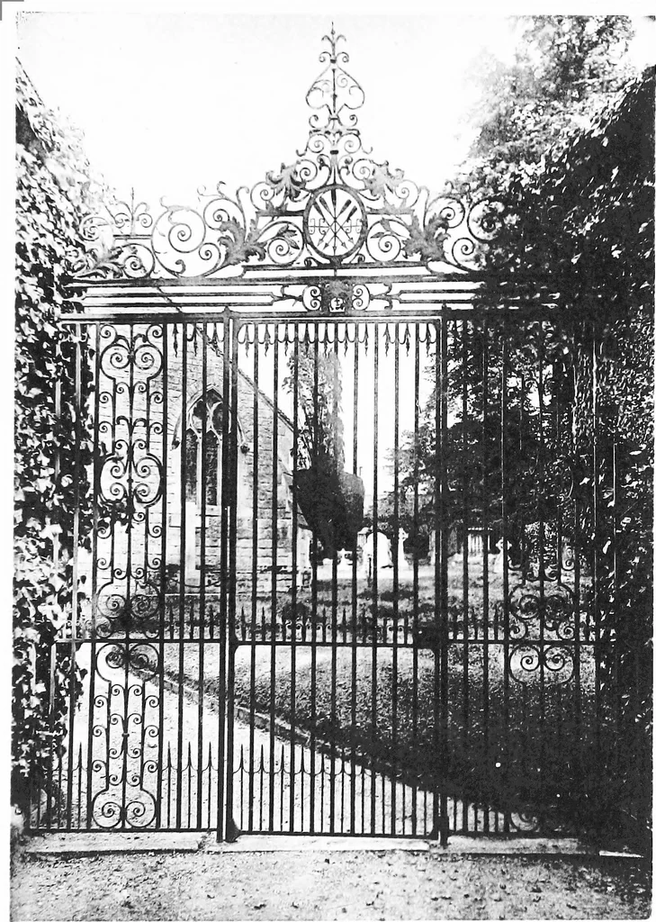 An illustration from English ironwork of the XVIIth & XVIIIth centuries; an historical & analytical account of the development of exterior smithcraft, 1911, leaf 328