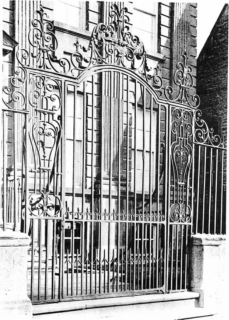 An illustration from English ironwork of the XVIIth & XVIIIth centuries; an historical & analytical account of the development of exterior smithcraft, 1911, leaf 344