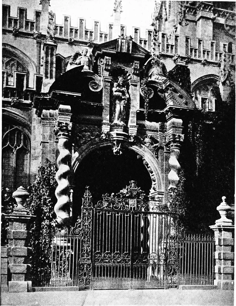 An illustration from English ironwork of the XVIIth & XVIIIth centuries; an historical & analytical account of the development of exterior smithcraft, 1911, leaf 346