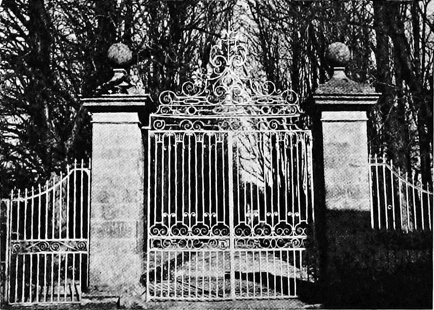 An illustration from English ironwork of the XVIIth & XVIIIth centuries; an historical & analytical account of the development of exterior smithcraft, 1911, leaf 351