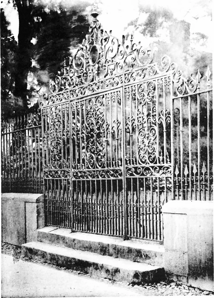 An illustration from English ironwork of the XVIIth & XVIIIth centuries; an historical & analytical account of the development of exterior smithcraft, 1911, leaf 364