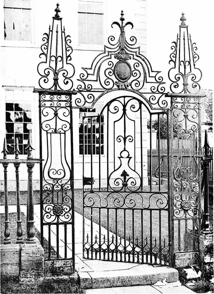 An illustration from English ironwork of the XVIIth & XVIIIth centuries; an historical & analytical account of the development of exterior smithcraft, 1911, leaf 367