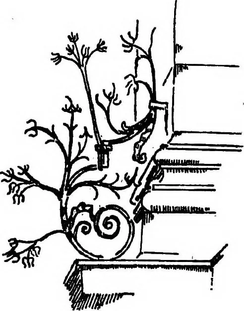 An illustration from English ironwork of the XVIIth & XVIIIth centuries; an historical & analytical account of the development of exterior smithcraft, 1911, leaf 444