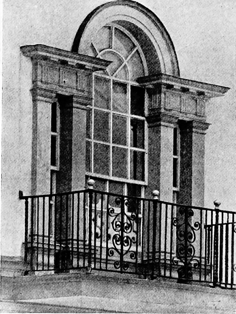 An illustration from English ironwork of the XVIIth & XVIIIth centuries; an historical & analytical account of the development of exterior smithcraft, 1911, leaf 447