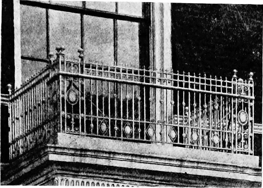 An illustration from English ironwork of the XVIIth & XVIIIth centuries; an historical & analytical account of the development of exterior smithcraft, 1911, leaf 452
