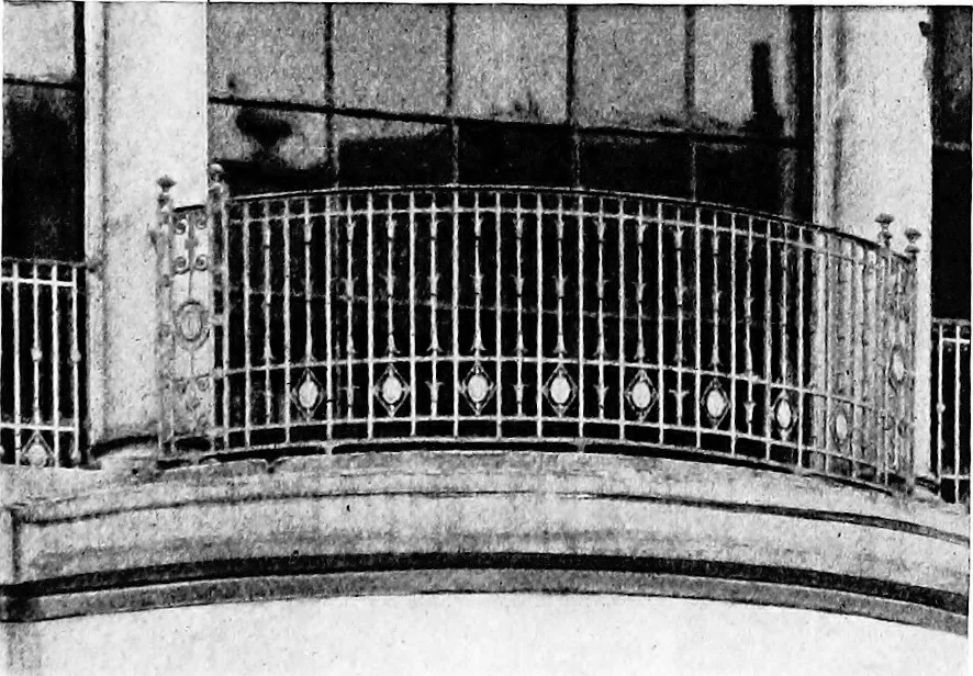 An illustration from English ironwork of the XVIIth & XVIIIth centuries; an historical & analytical account of the development of exterior smithcraft, 1911, leaf 452