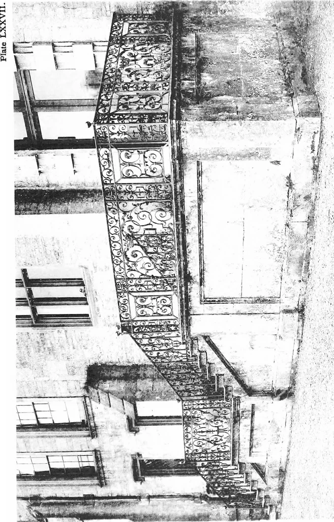 An illustration from English ironwork of the XVIIth & XVIIIth centuries; an historical & analytical account of the development of exterior smithcraft, 1911, leaf 456