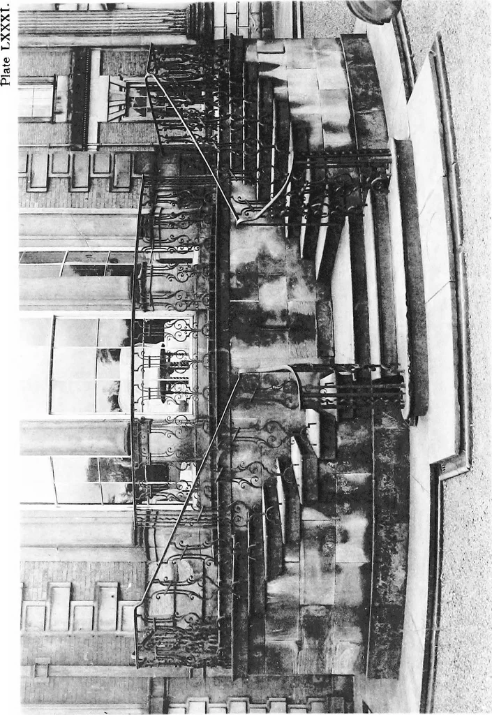 An illustration from English ironwork of the XVIIth & XVIIIth centuries; an historical & analytical account of the development of exterior smithcraft, 1911, leaf 465