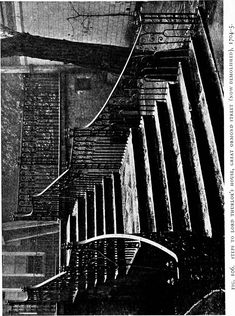 An illustration from English ironwork of the XVIIth & XVIIIth centuries; an historical & analytical account of the development of exterior smithcraft, 1911, leaf 467