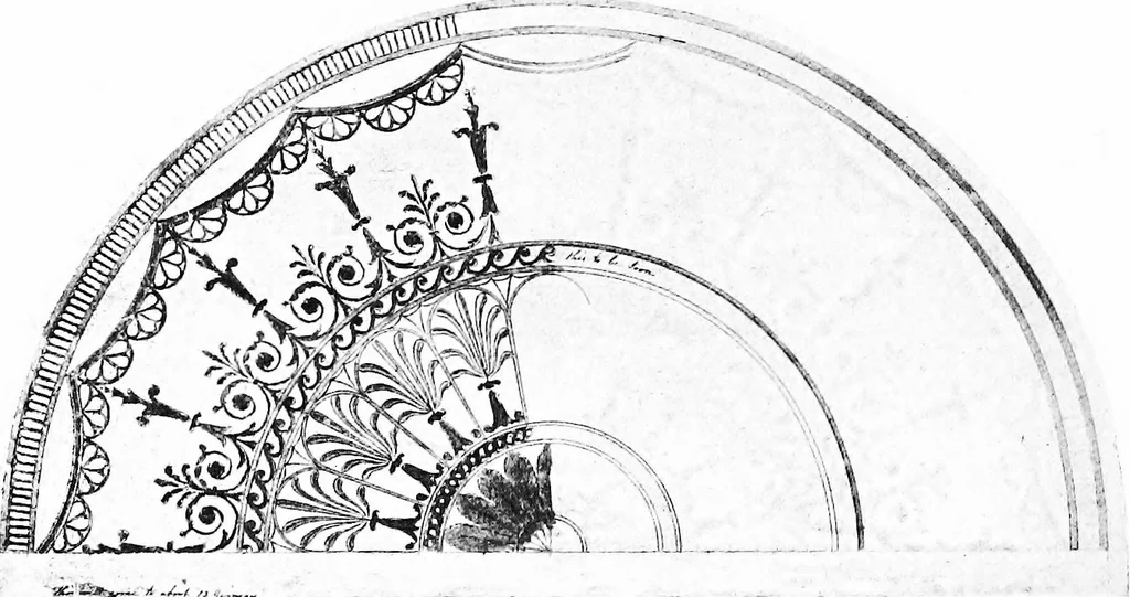 An illustration from English ironwork of the XVIIth & XVIIIth centuries; an historical & analytical account of the development of exterior smithcraft, 1911, leaf 479