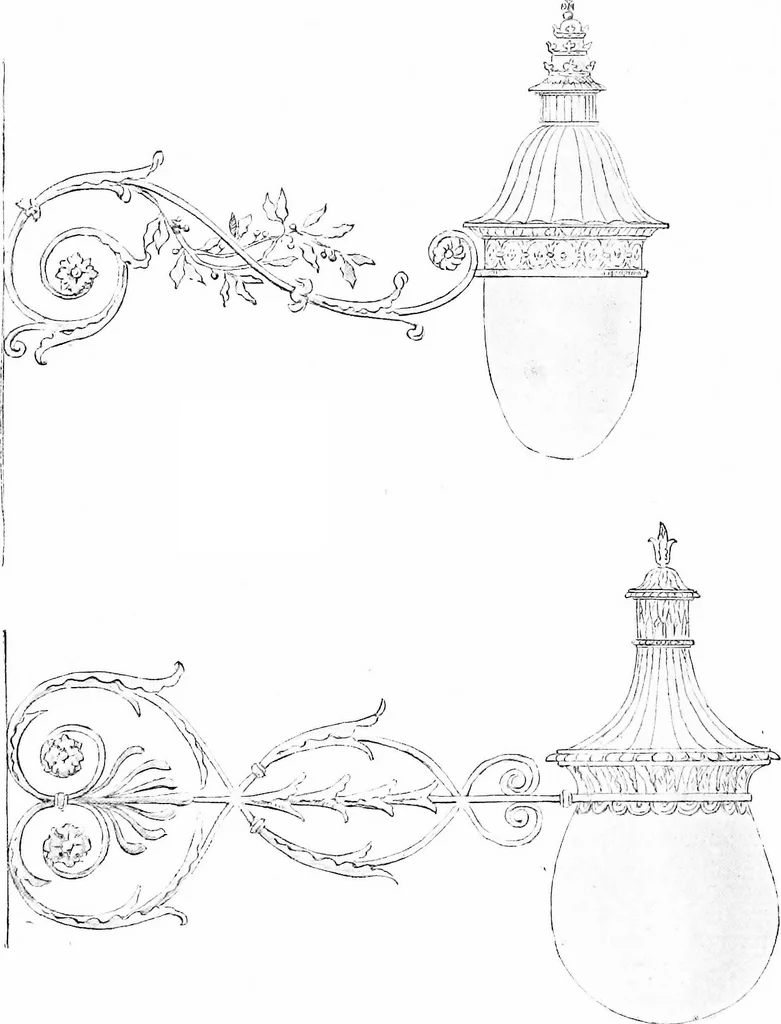 An illustration from English ironwork of the XVIIth & XVIIIth centuries; an historical & analytical account of the development of exterior smithcraft, 1911, leaf 505