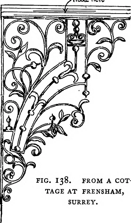 An illustration from English ironwork of the XVIIth & XVIIIth centuries; an historical & analytical account of the development of exterior smithcraft, 1911, leaf 507