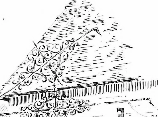 An illustration from English ironwork of the XVIIth & XVIIIth centuries; an historical & analytical account of the development of exterior smithcraft, 1911, leaf 510