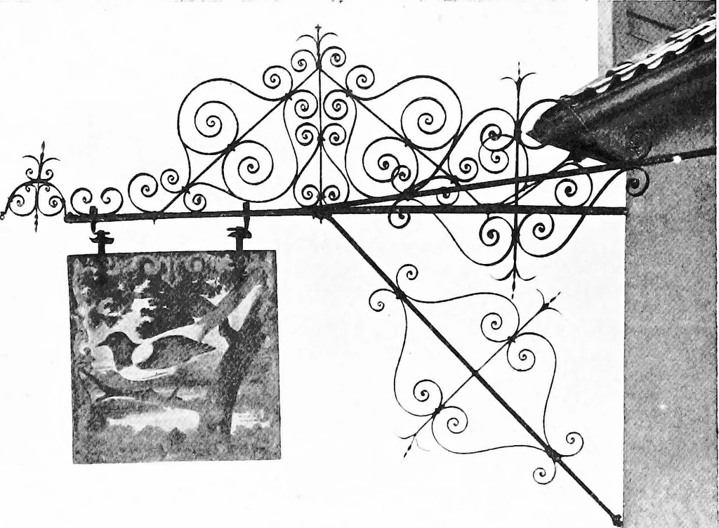 An illustration from English ironwork of the XVIIth & XVIIIth centuries; an historical & analytical account of the development of exterior smithcraft, 1911, leaf 511
