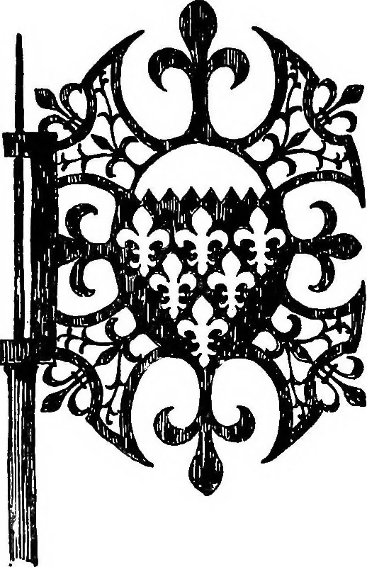 An illustration from English ironwork of the XVIIth & XVIIIth centuries; an historical & analytical account of the development of exterior smithcraft, 1911, leaf 520