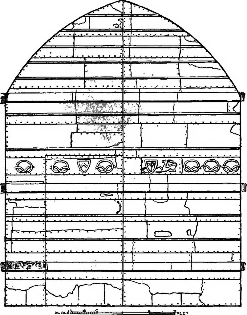 An illustration from English ironwork of the XVIIth & XVIIIth centuries; an historical & analytical account of the development of exterior smithcraft, 1911, leaf 53