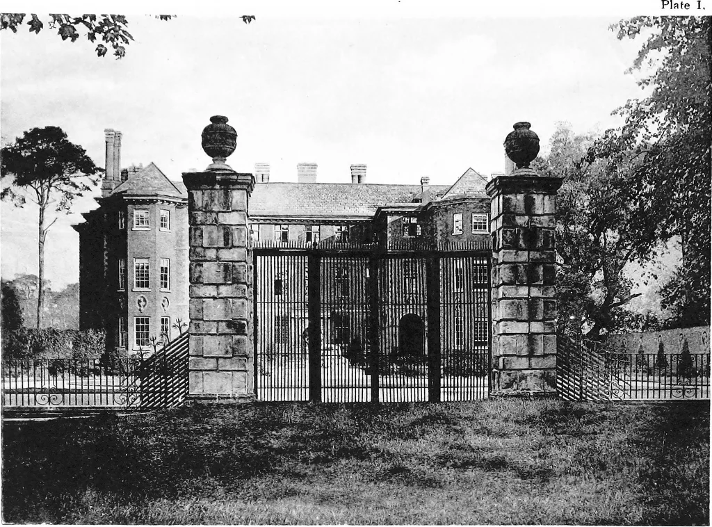 An illustration from English ironwork of the XVIIth & XVIIIth centuries; an historical & analytical account of the development of exterior smithcraft, 1911, leaf 68