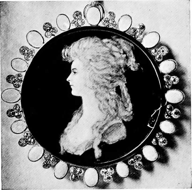 An illustration from Portrait miniatures;, 1910, leaf 118