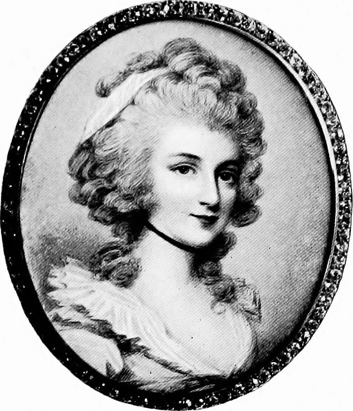 An illustration from Portrait miniatures;, 1910, leaf 84