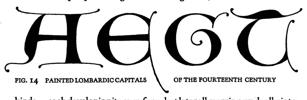An illustration from The alphabet : fifteen interpretative designs drawn and arranged with explanatory text and illustrations, 1918, leaf 34