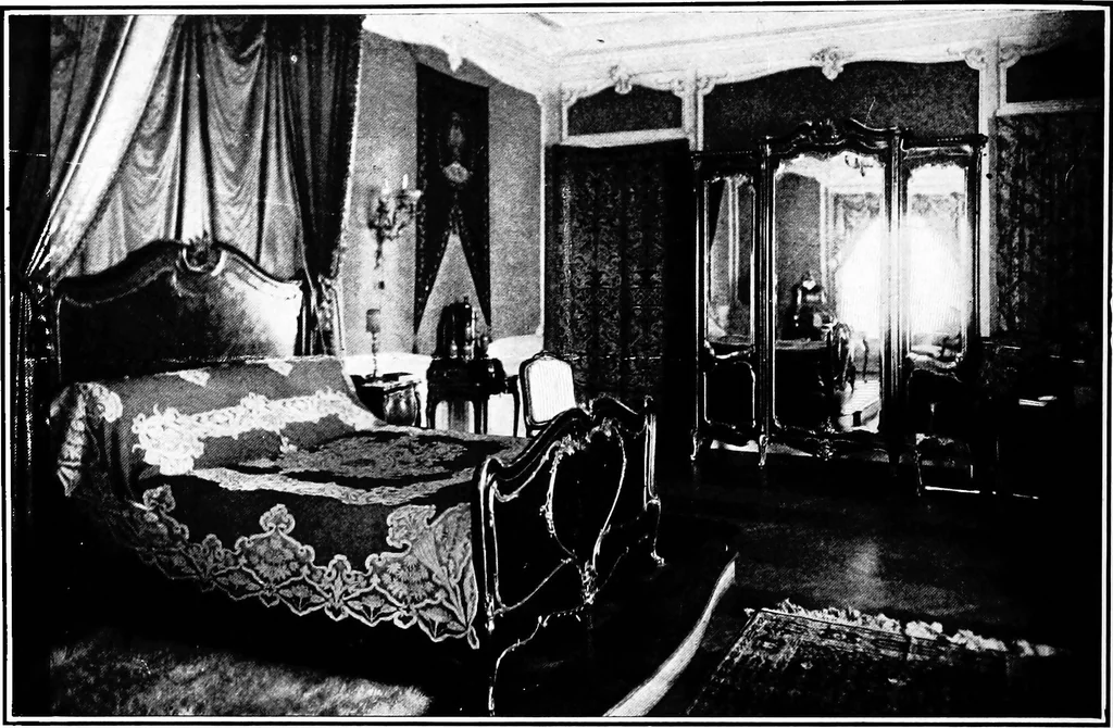 An illustration from The room beautiful; a collection of interior illustrations showing decoration and furnishing details of the important furnishing periods, 1915, leaf 103