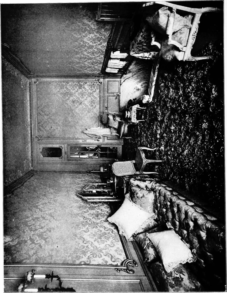 An illustration from The room beautiful; a collection of interior illustrations showing decoration and furnishing details of the important furnishing periods, 1915, leaf 115