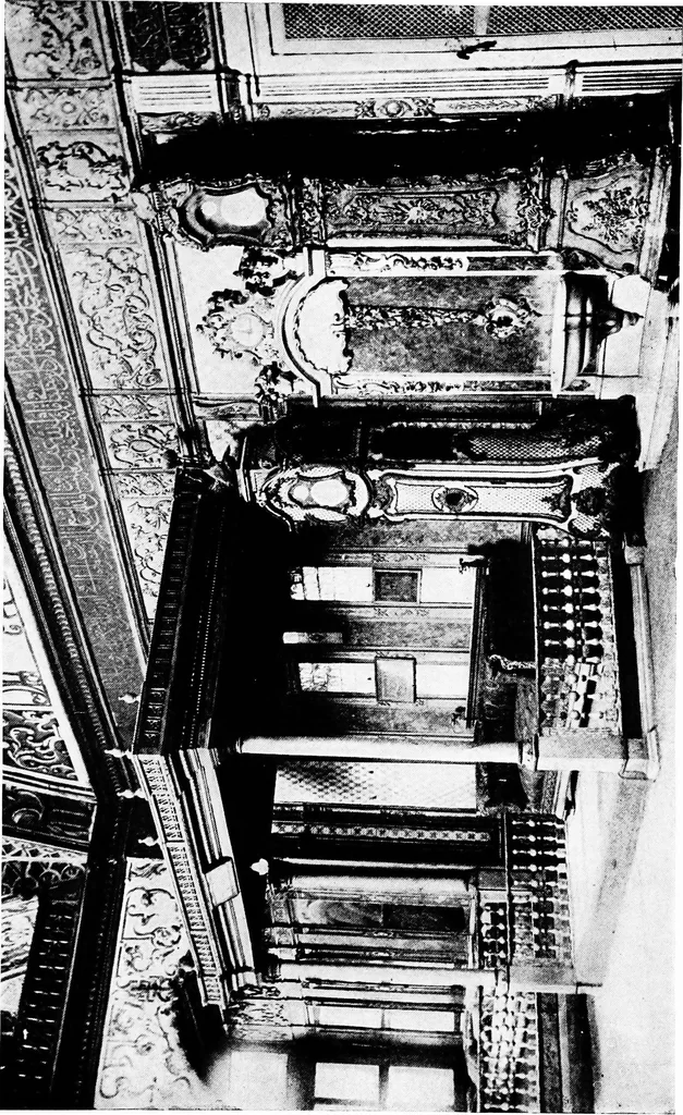 An illustration from The room beautiful; a collection of interior illustrations showing decoration and furnishing details of the important furnishing periods, 1915, leaf 12