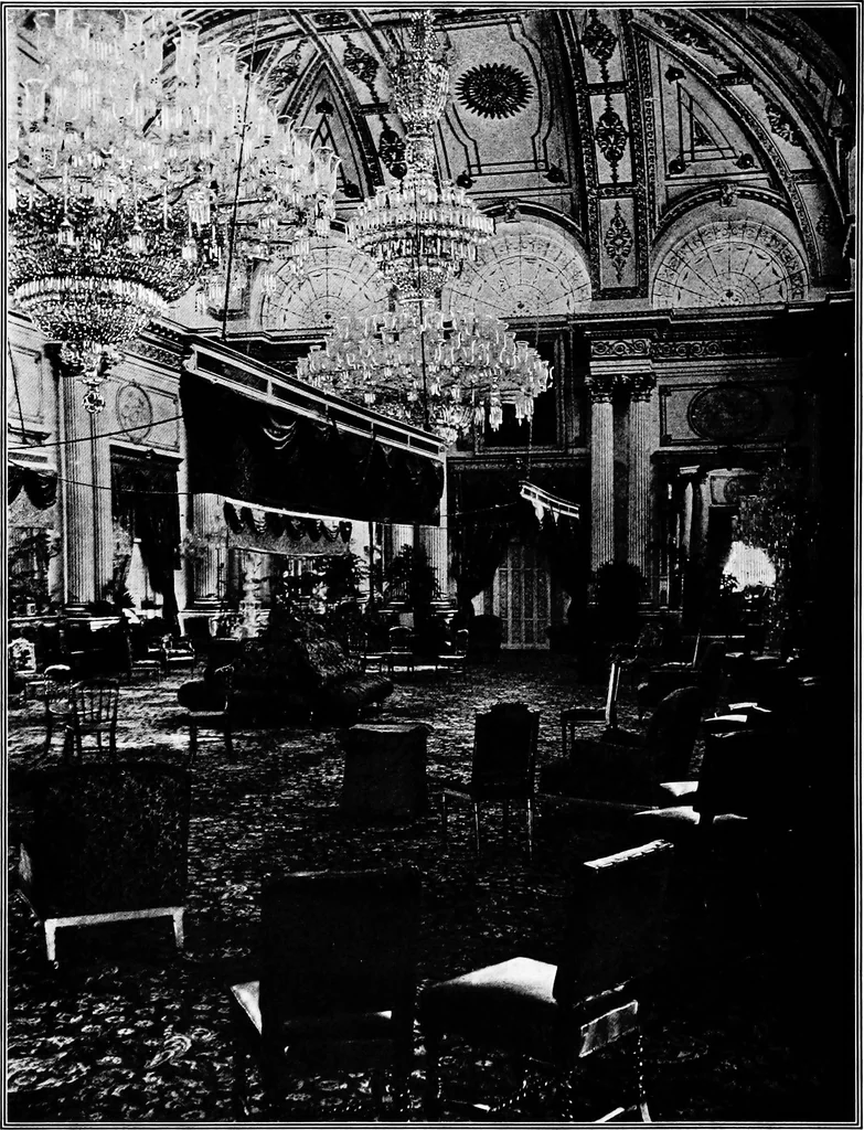 An illustration from The room beautiful; a collection of interior illustrations showing decoration and furnishing details of the important furnishing periods, 1915, leaf 15
