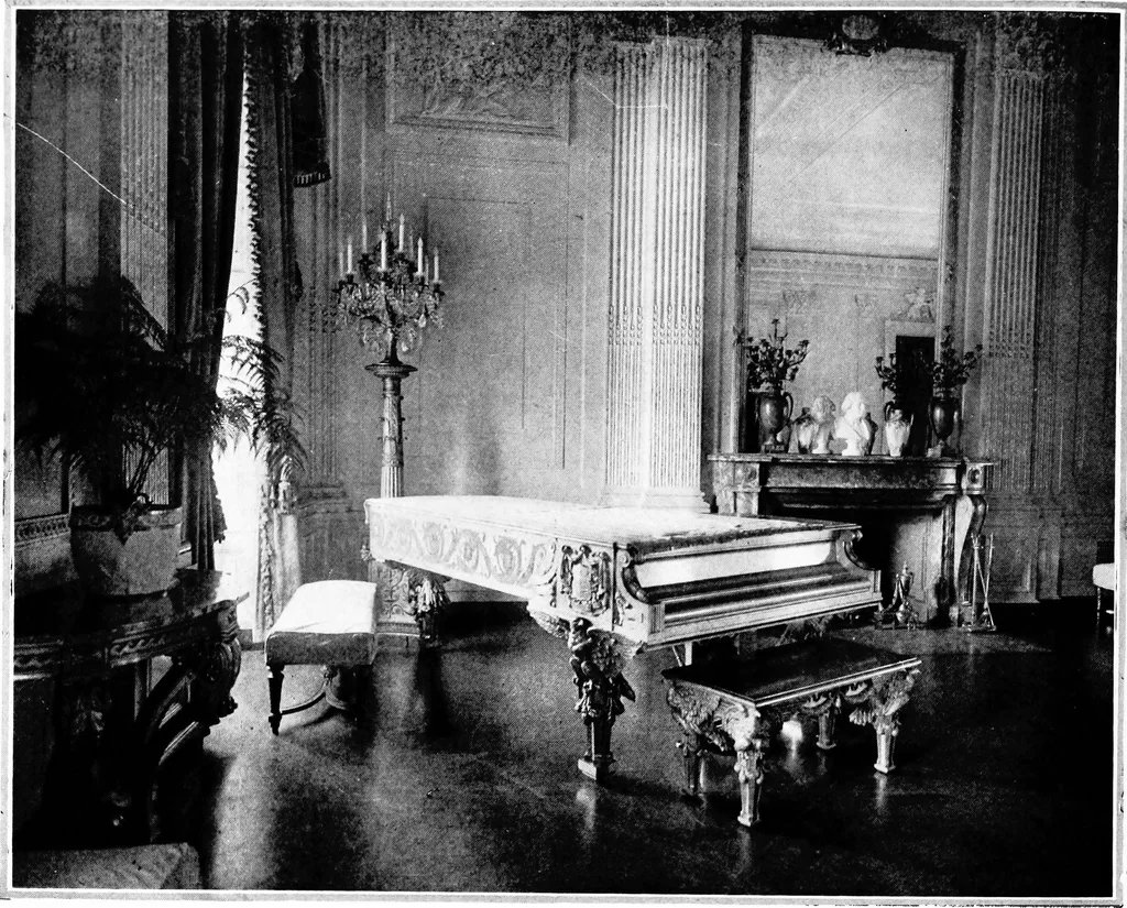 An illustration from The room beautiful; a collection of interior illustrations showing decoration and furnishing details of the important furnishing periods, 1915, leaf 167