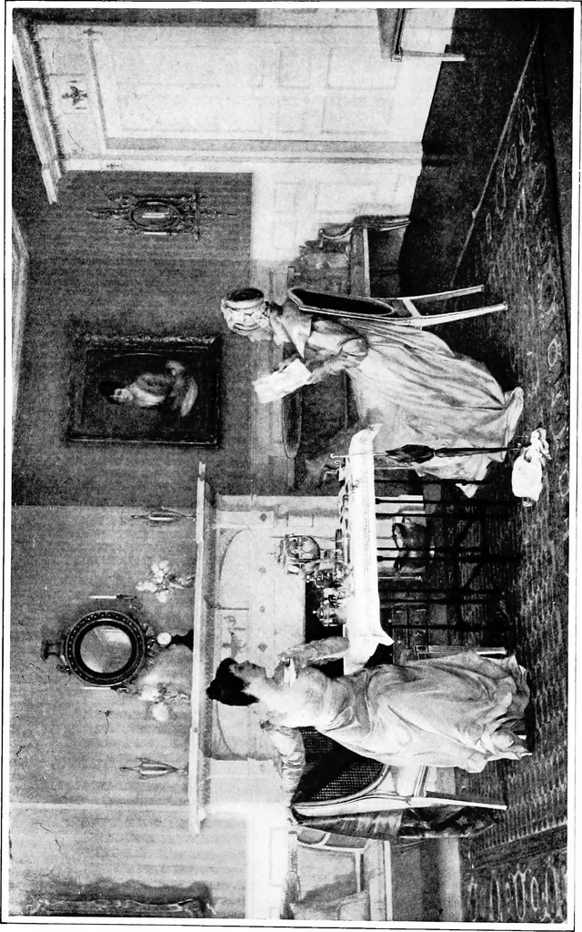 An illustration from The room beautiful; a collection of interior illustrations showing decoration and furnishing details of the important furnishing periods, 1915, leaf 171