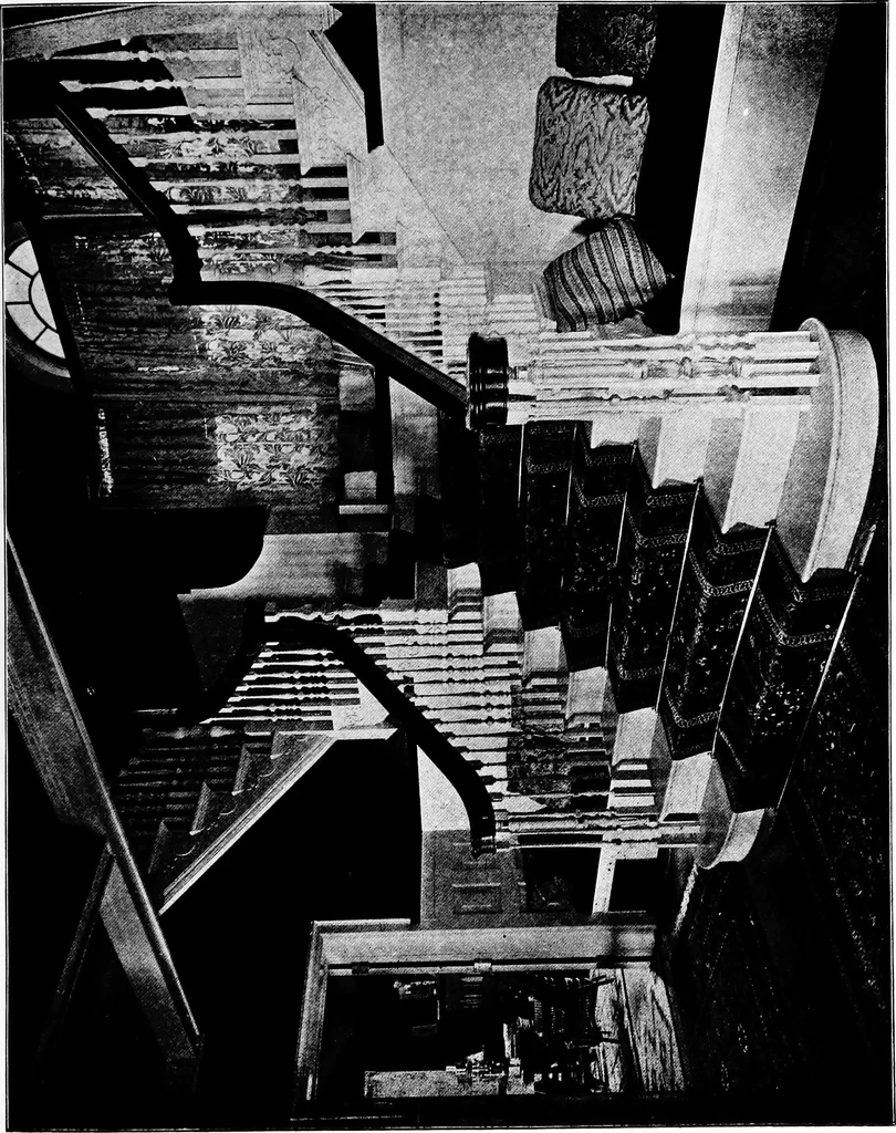An illustration from The room beautiful; a collection of interior illustrations showing decoration and furnishing details of the important furnishing periods, 1915, leaf 198
