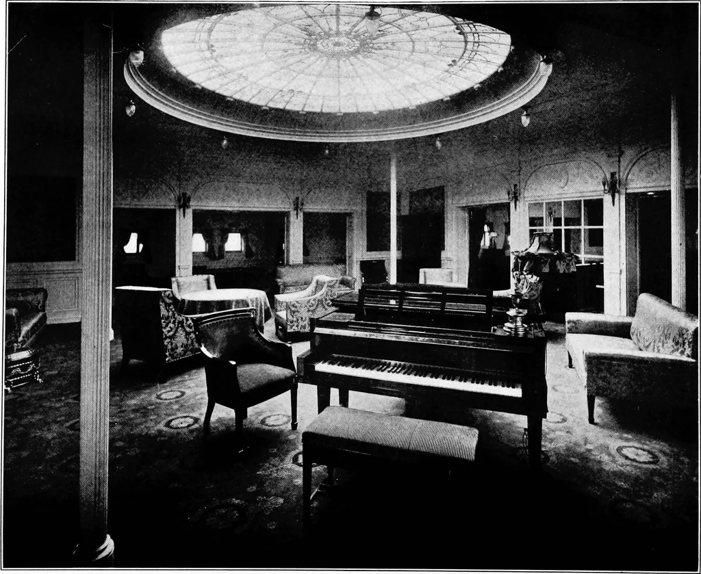 An illustration from The room beautiful; a collection of interior illustrations showing decoration and furnishing details of the important furnishing periods, 1915, leaf 207