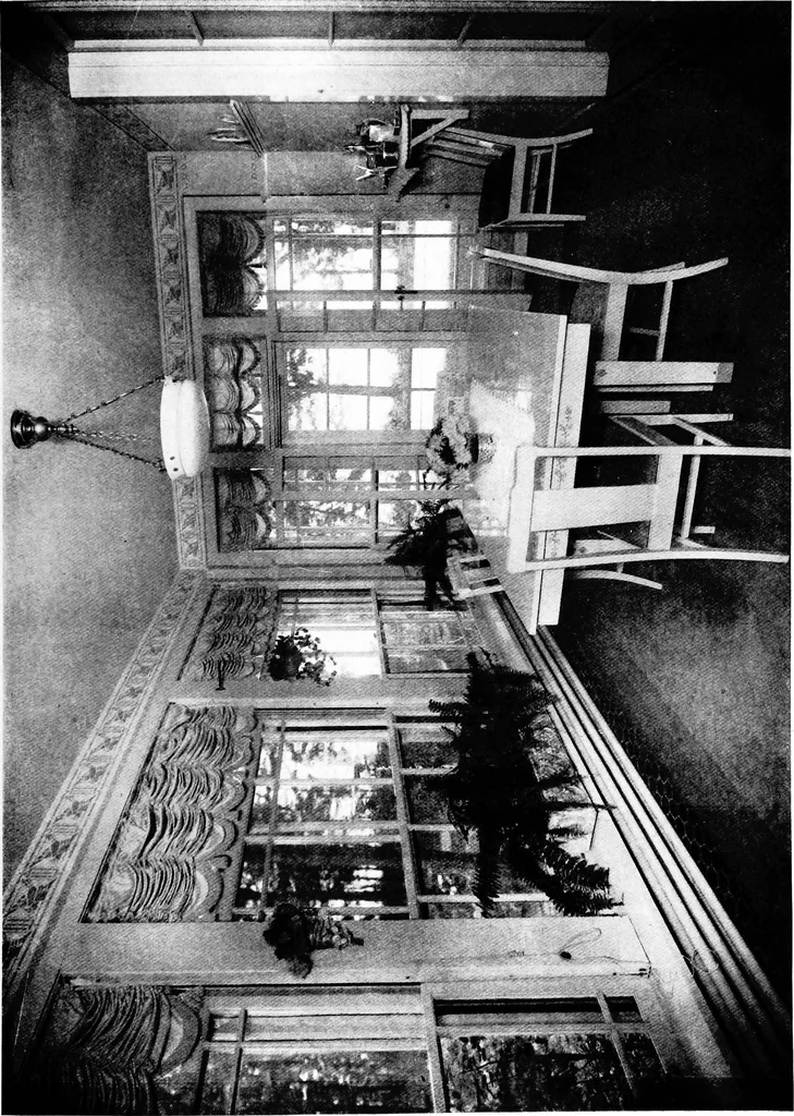 An illustration from The room beautiful; a collection of interior illustrations showing decoration and furnishing details of the important furnishing periods, 1915, leaf 208