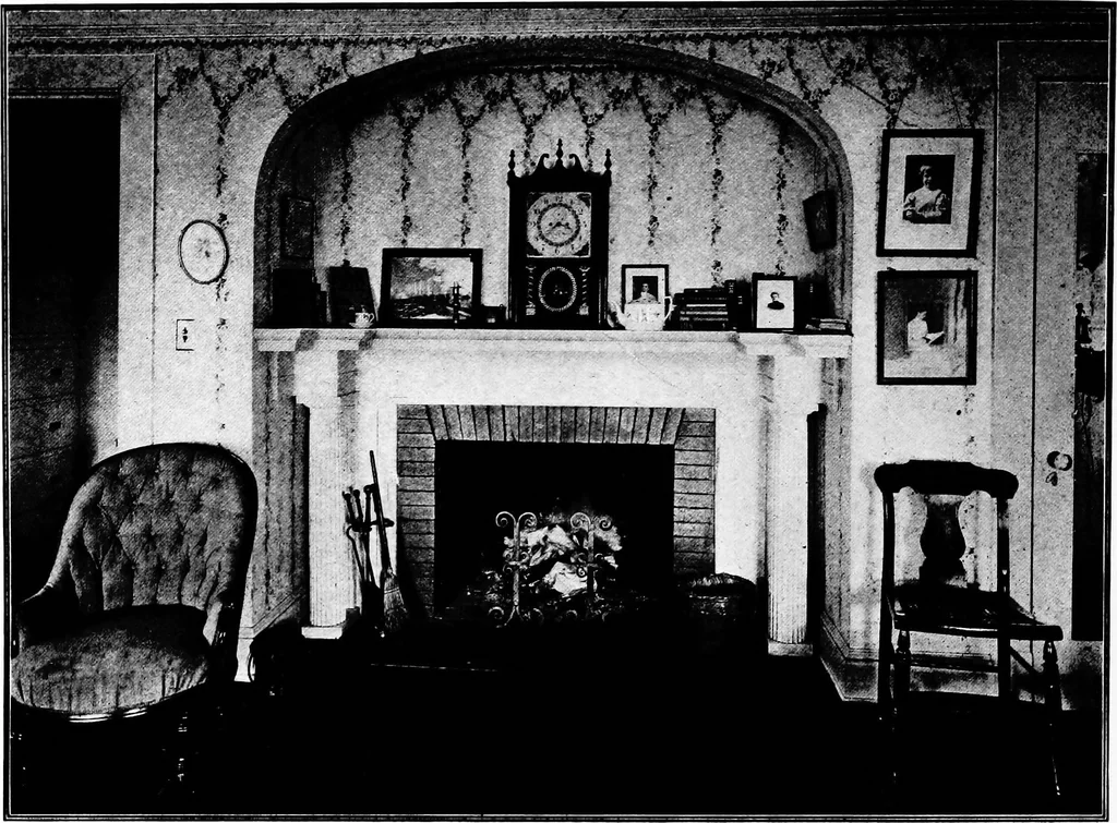 An illustration from The room beautiful; a collection of interior illustrations showing decoration and furnishing details of the important furnishing periods, 1915, leaf 209