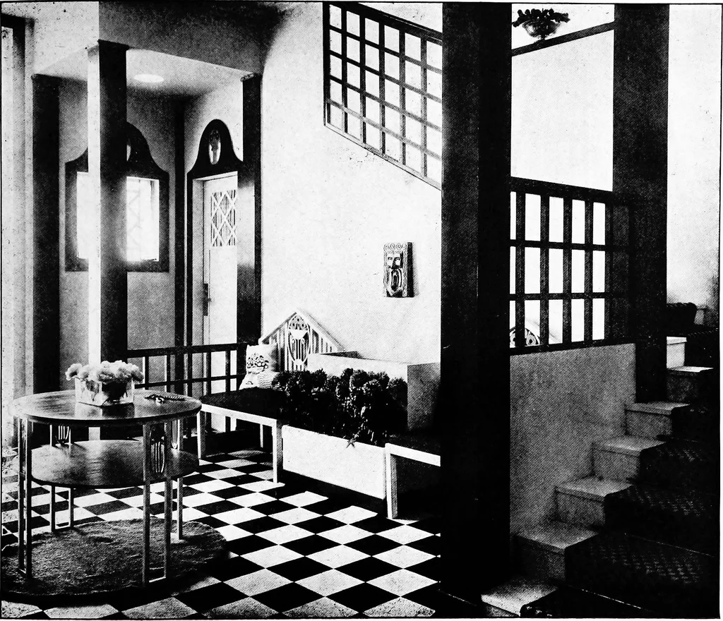 An illustration from The room beautiful; a collection of interior illustrations showing decoration and furnishing details of the important furnishing periods, 1915, leaf 224